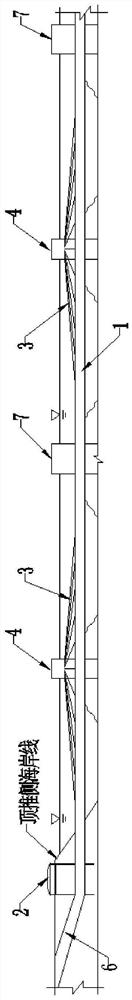 An external supply system for artificial island pipe joints used in the relay extension of floating tunnels