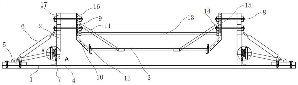 Continuous construction method of aluminum alloy formwork for comprehensive pipe gallery