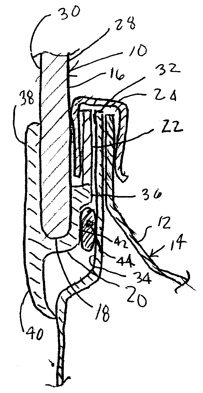 Clip-in window assembly for vehicles