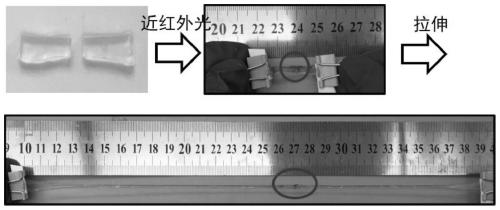 Preparation method of novel photo-induced self-repairing nanometer composite hydrogel