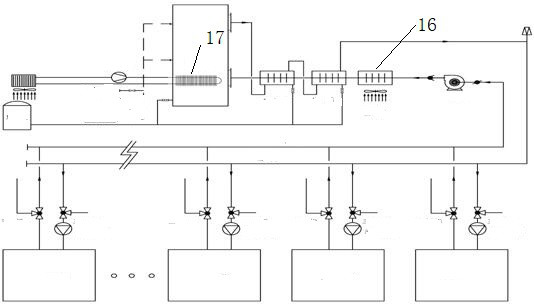 Heat treatment process oil gas recovery device and method