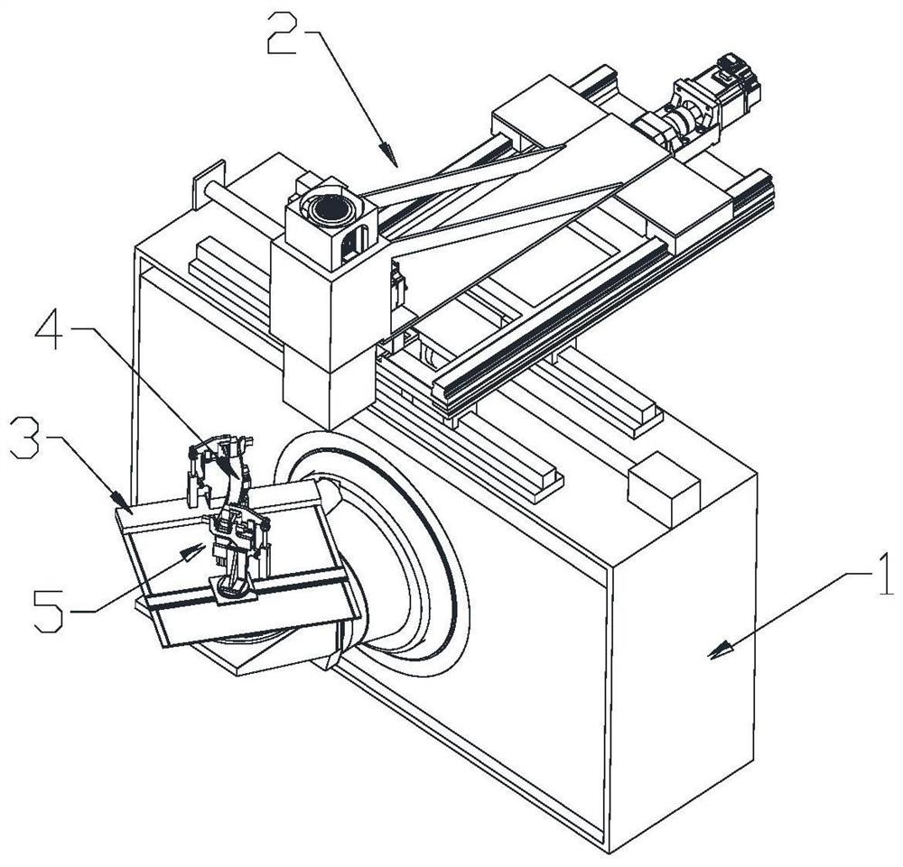 Damping device for high-speed machining center