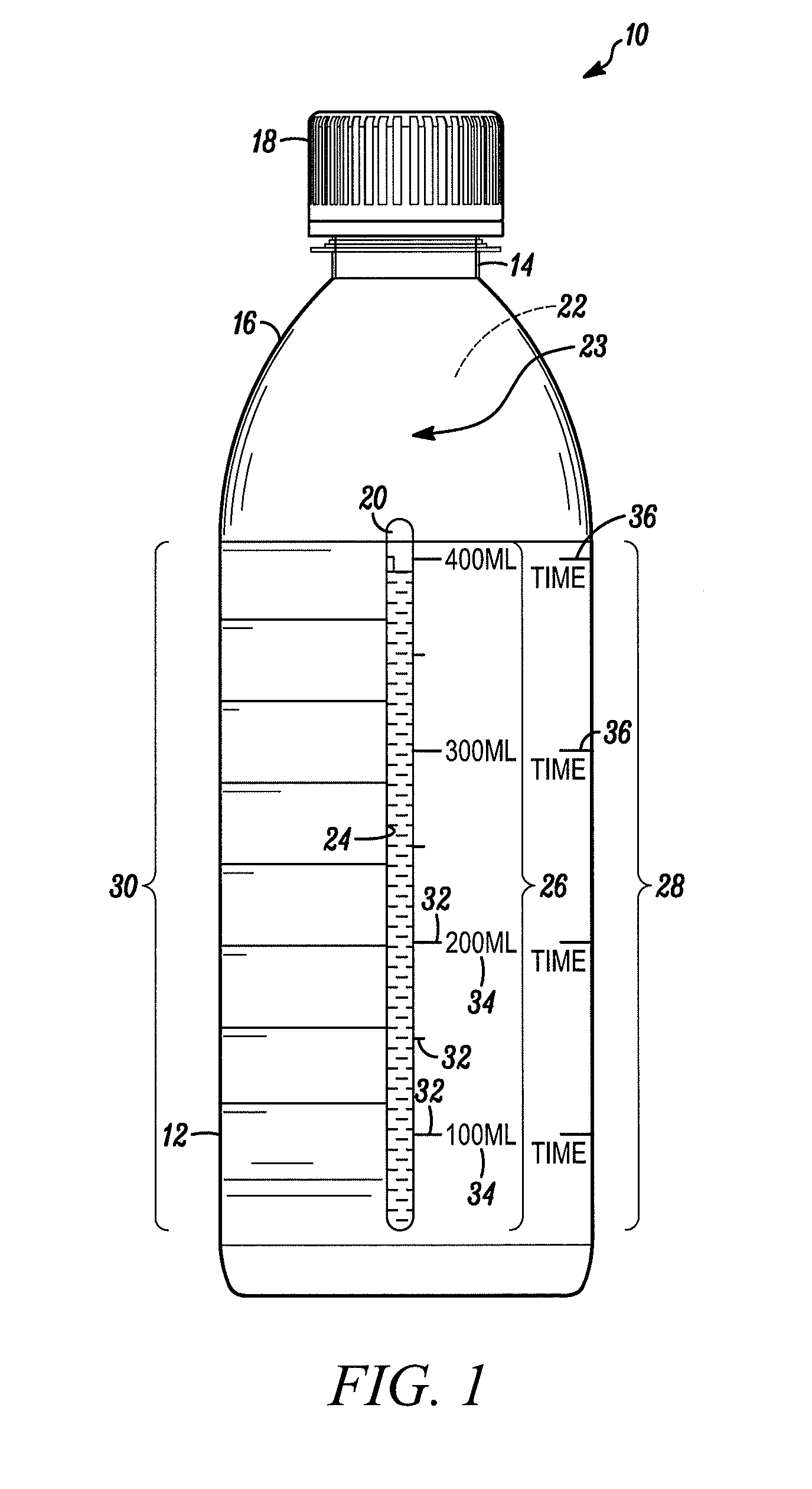 Device and method for dispensing a beverage and imaging contrast agent