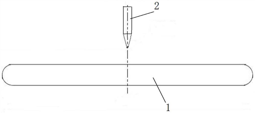 Negative polarity corona discharge continuous current pulse simulation method