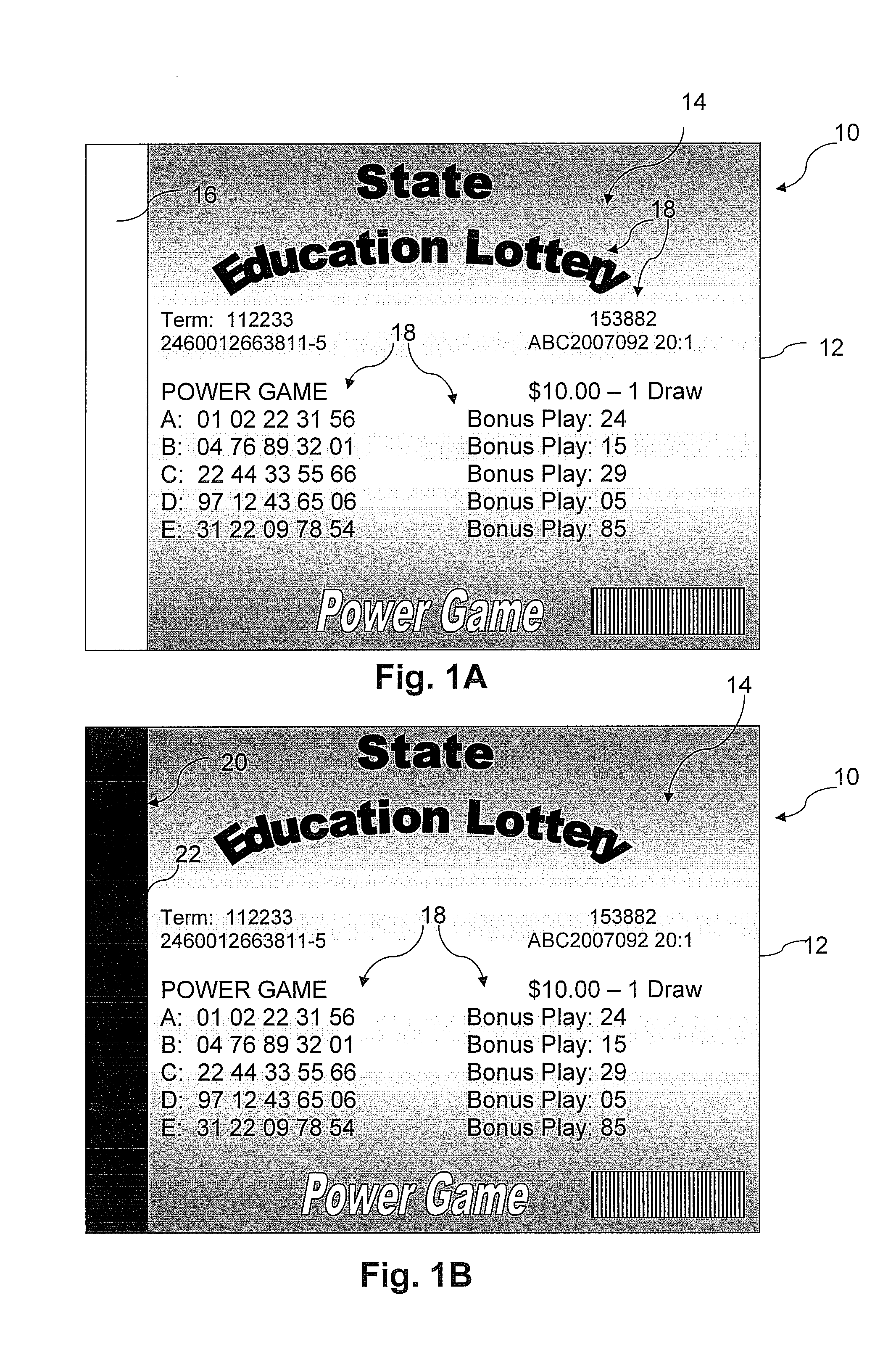 Method and System for Terminal Dispensed Lottery Ticket with Validation Mark