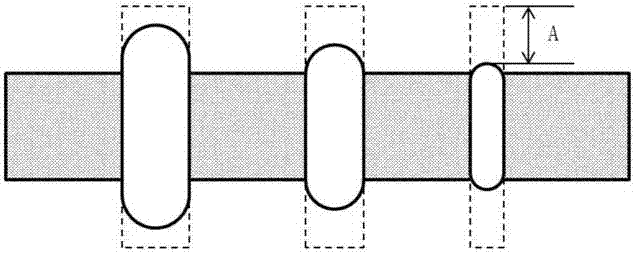 Method for manufacturing grid line with high uniformity through double exposure