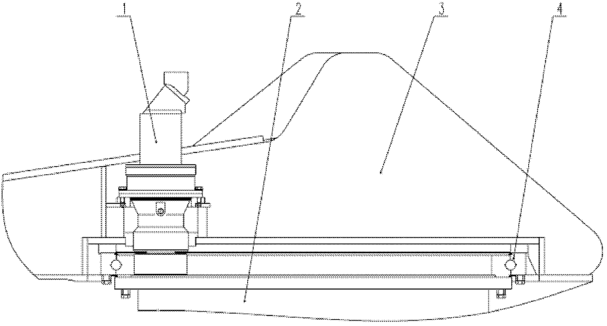 Method and device for braking revolution of upper car of rotary drilling rig