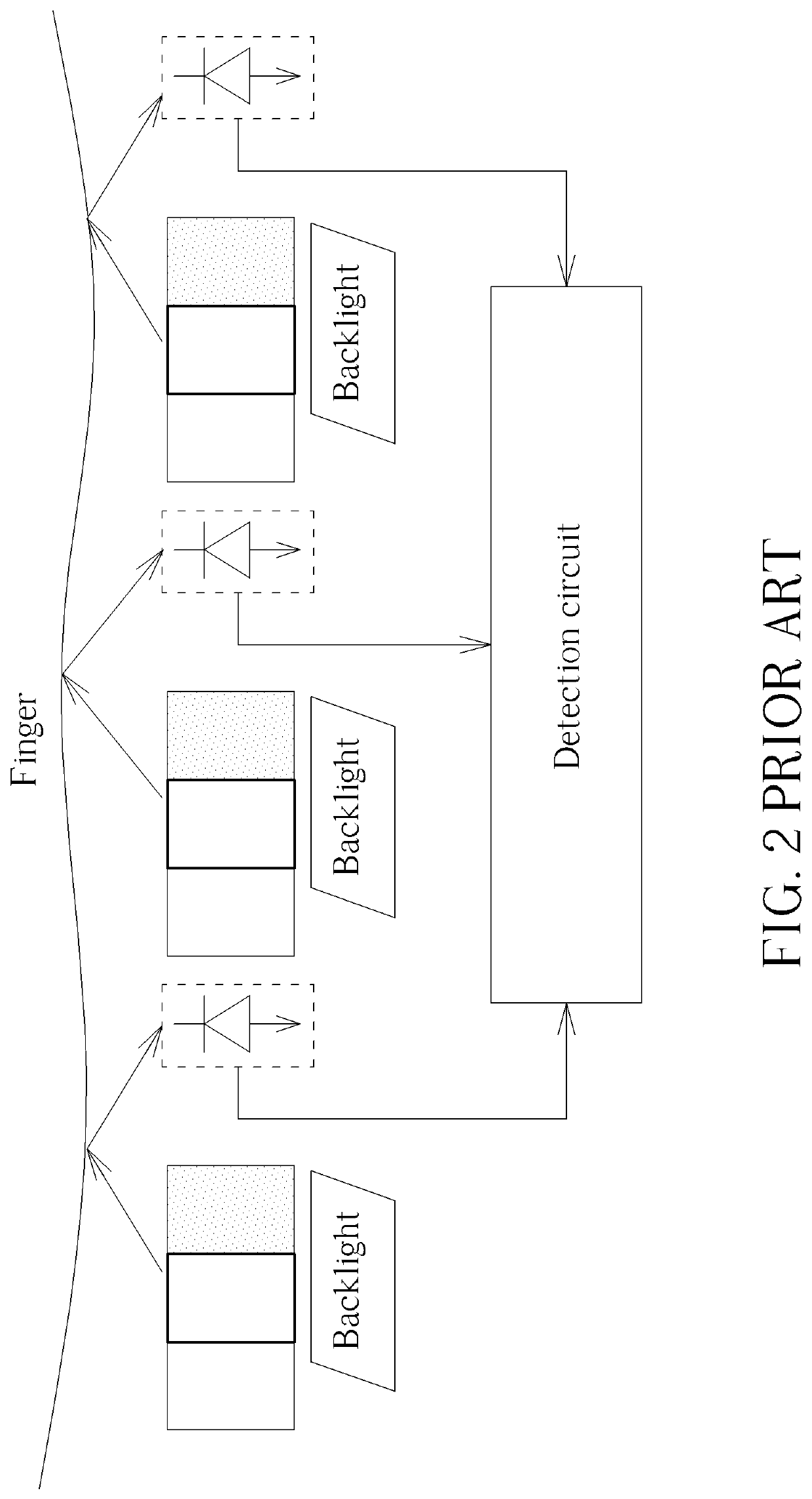 Display panel applicable to reducing noise coupling and enhancing sensing signal in optical fingerprint sensor thereof with aid of switch arrangement, and associated electronic device