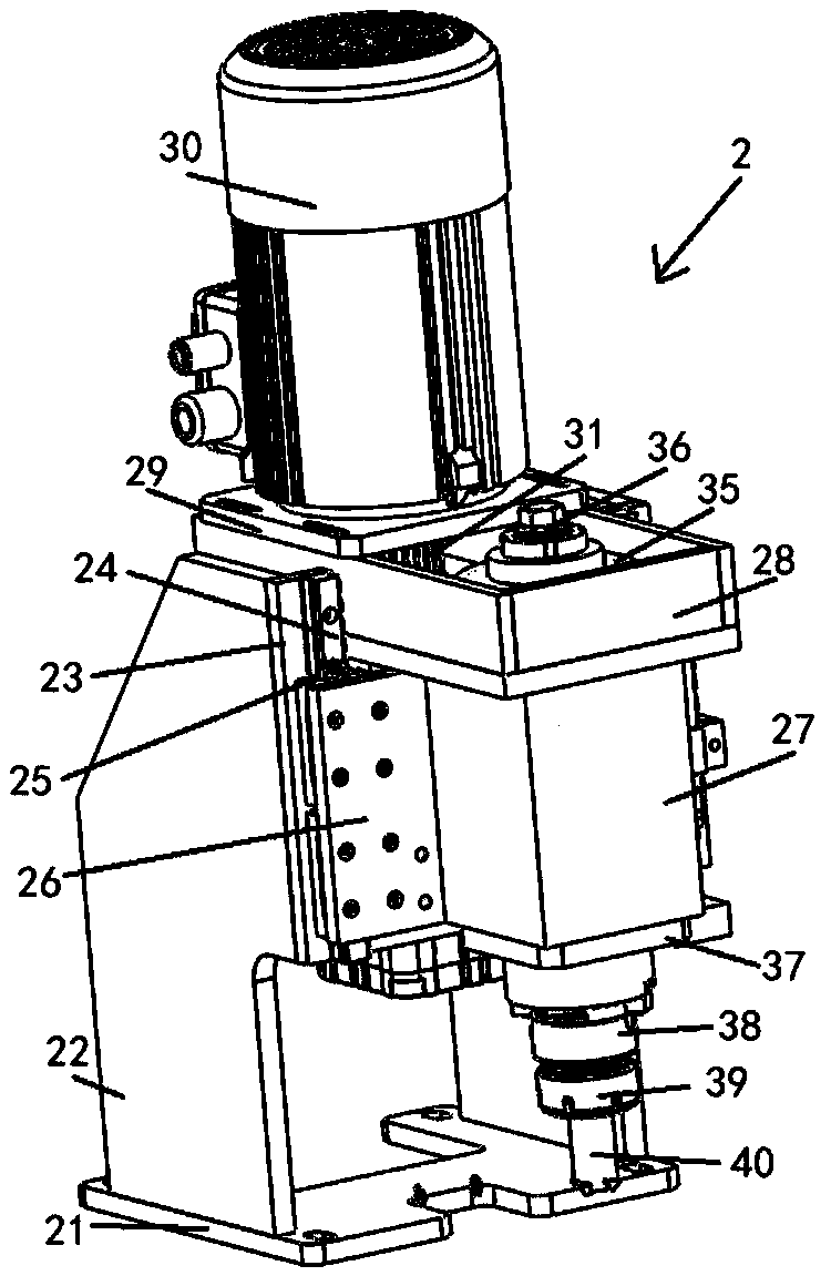 Chamfering device