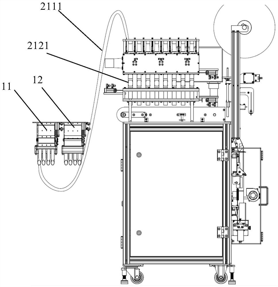 Automatic packaging equipment for specific flexible dental floss