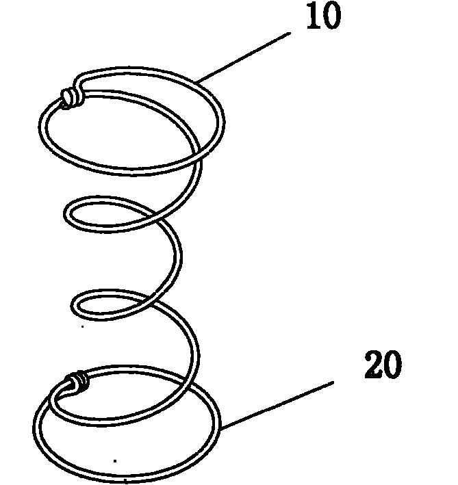 Method and device for producing spring bed core full-automatically