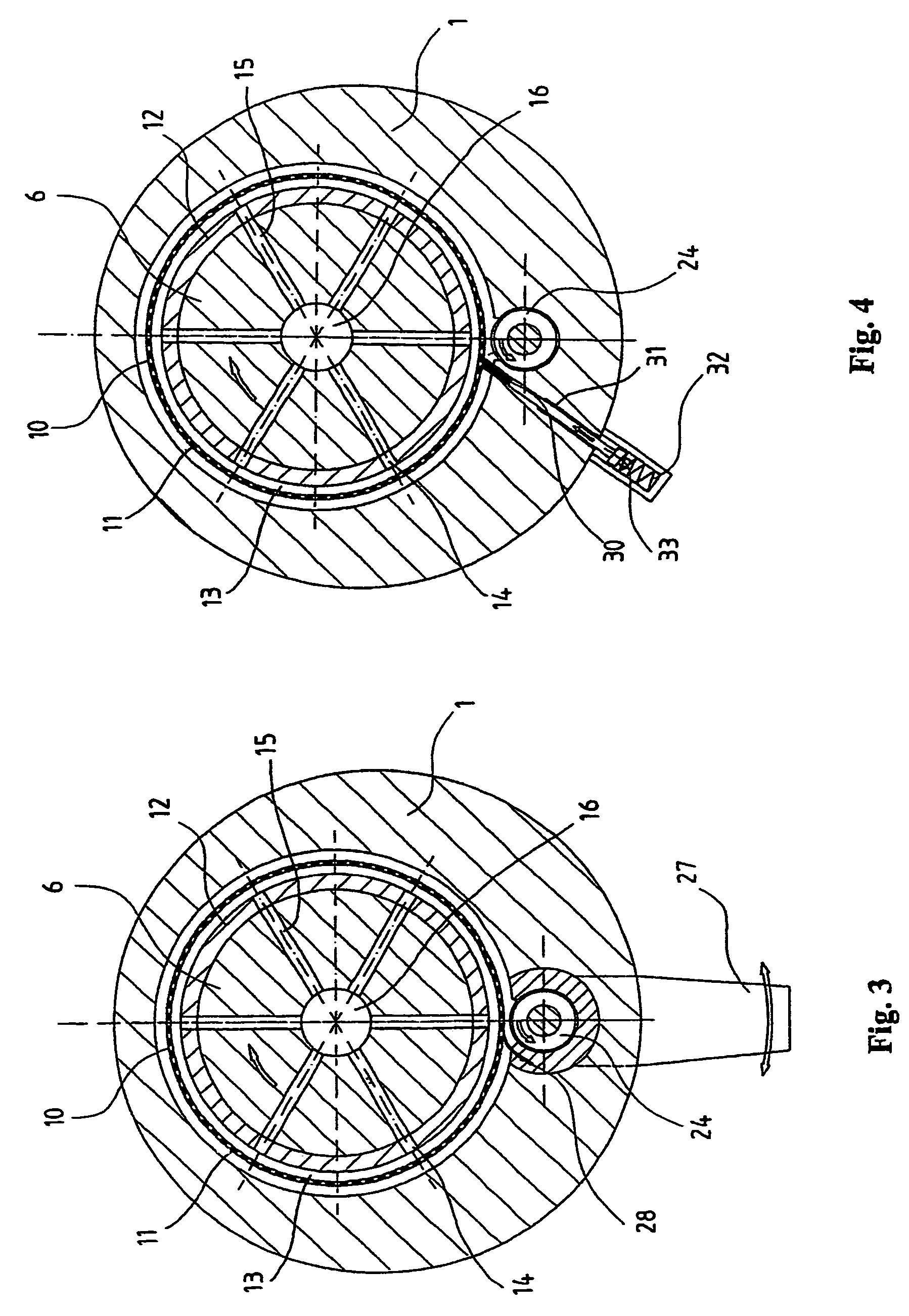 Device for continuous filtration of material blends