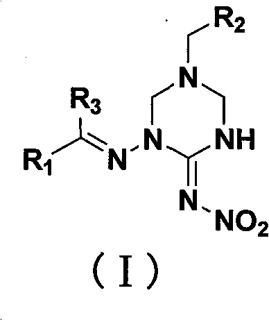 1,5-disubstituted hexahydrotriazine-2-N-nitroimine derivative