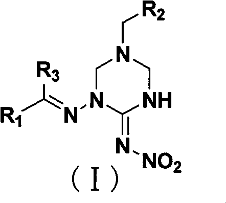 1,5-disubstituted hexahydrotriazine-2-N-nitroimine derivative