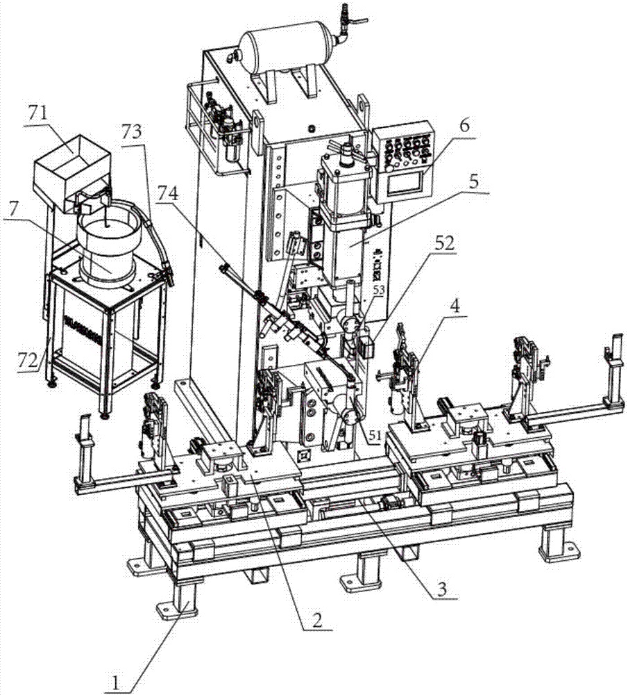 Nut automatic projection welding device
