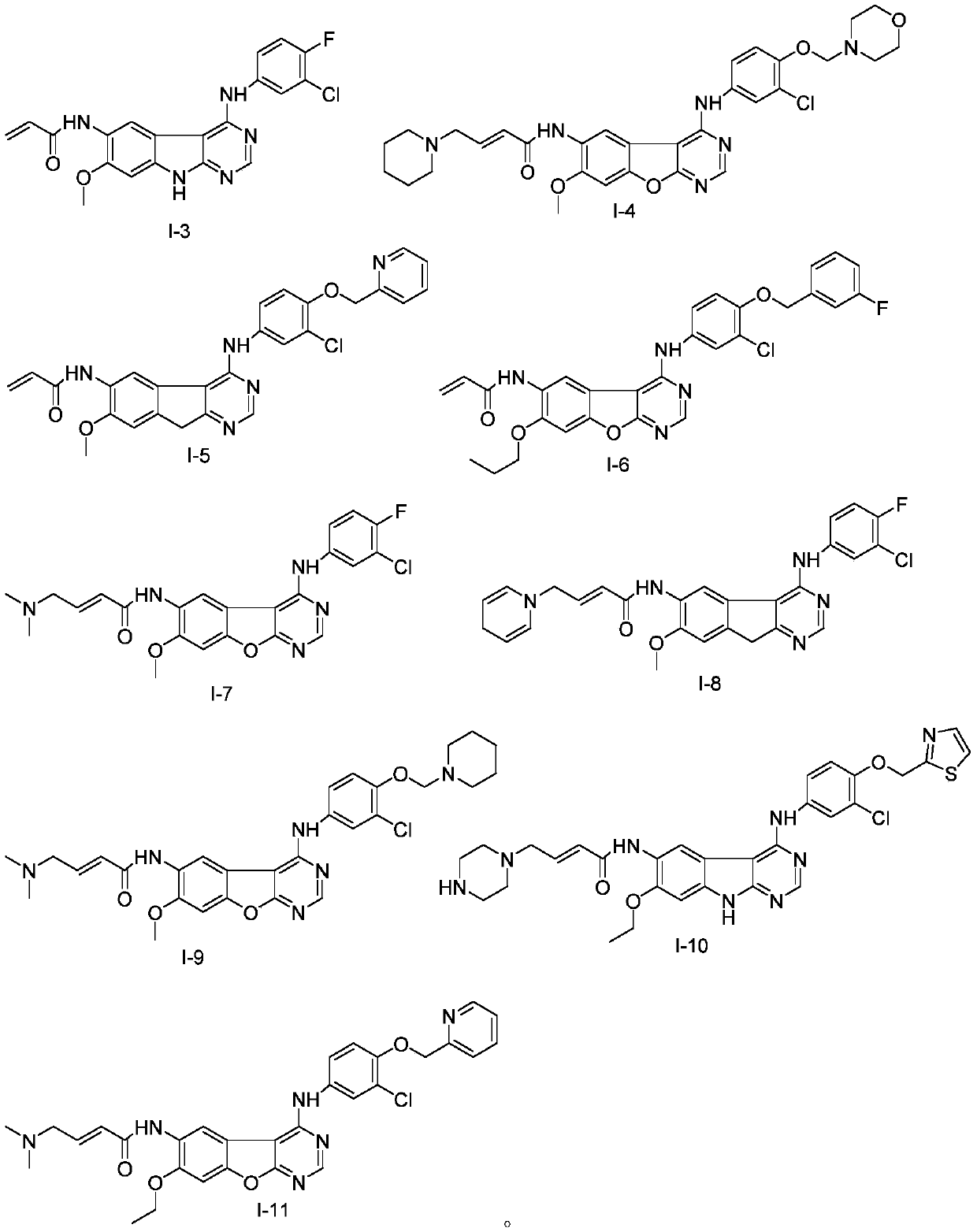 Pyrimidine derivatives as her2 tyrosine kinase inhibitors and applications thereof