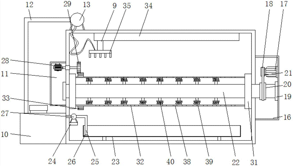 Evenly-dye dyeing device for textile