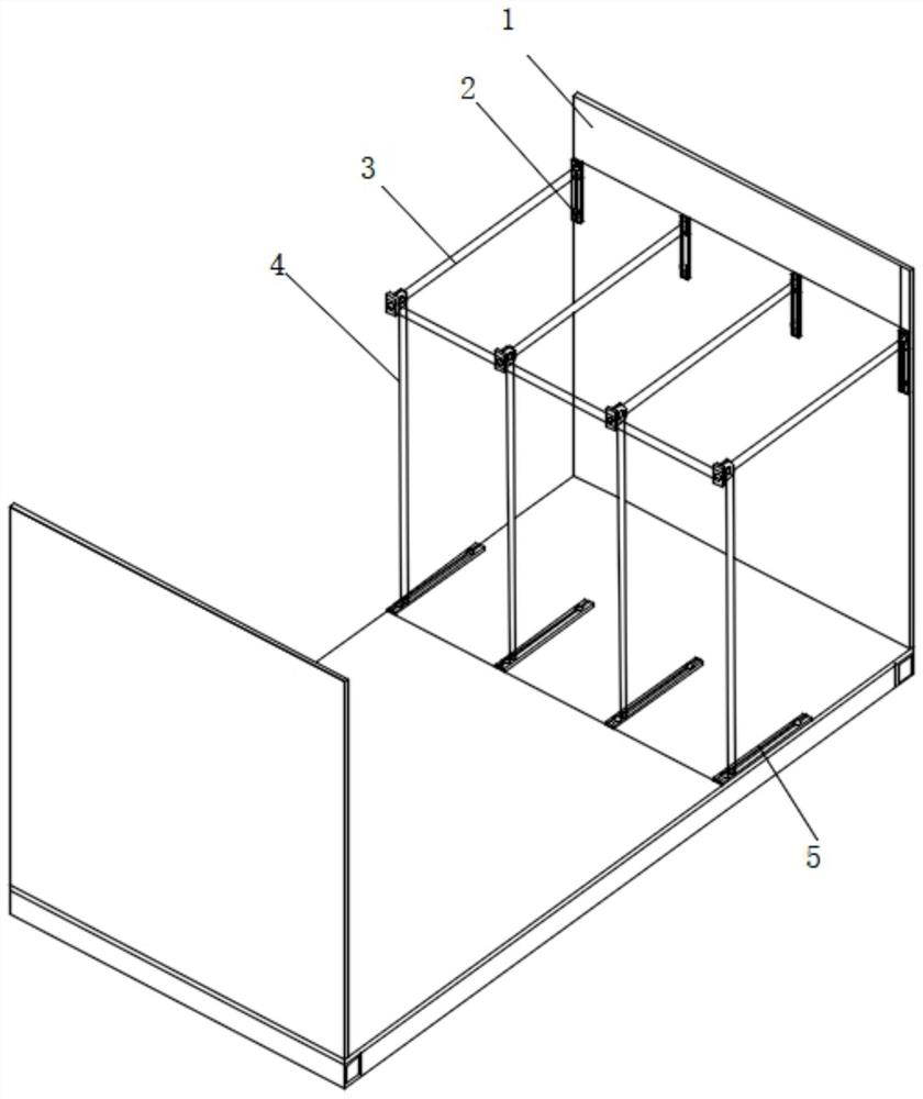 A railway freight car and its loading limit device