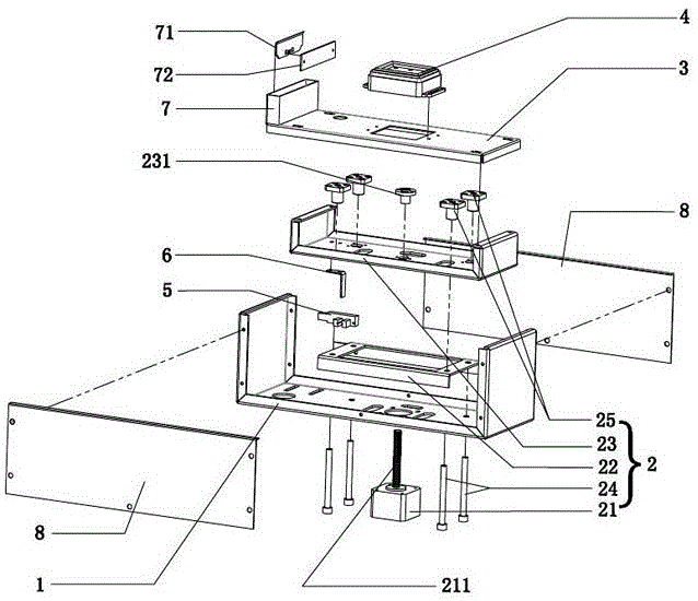 Photo machine ink stack system