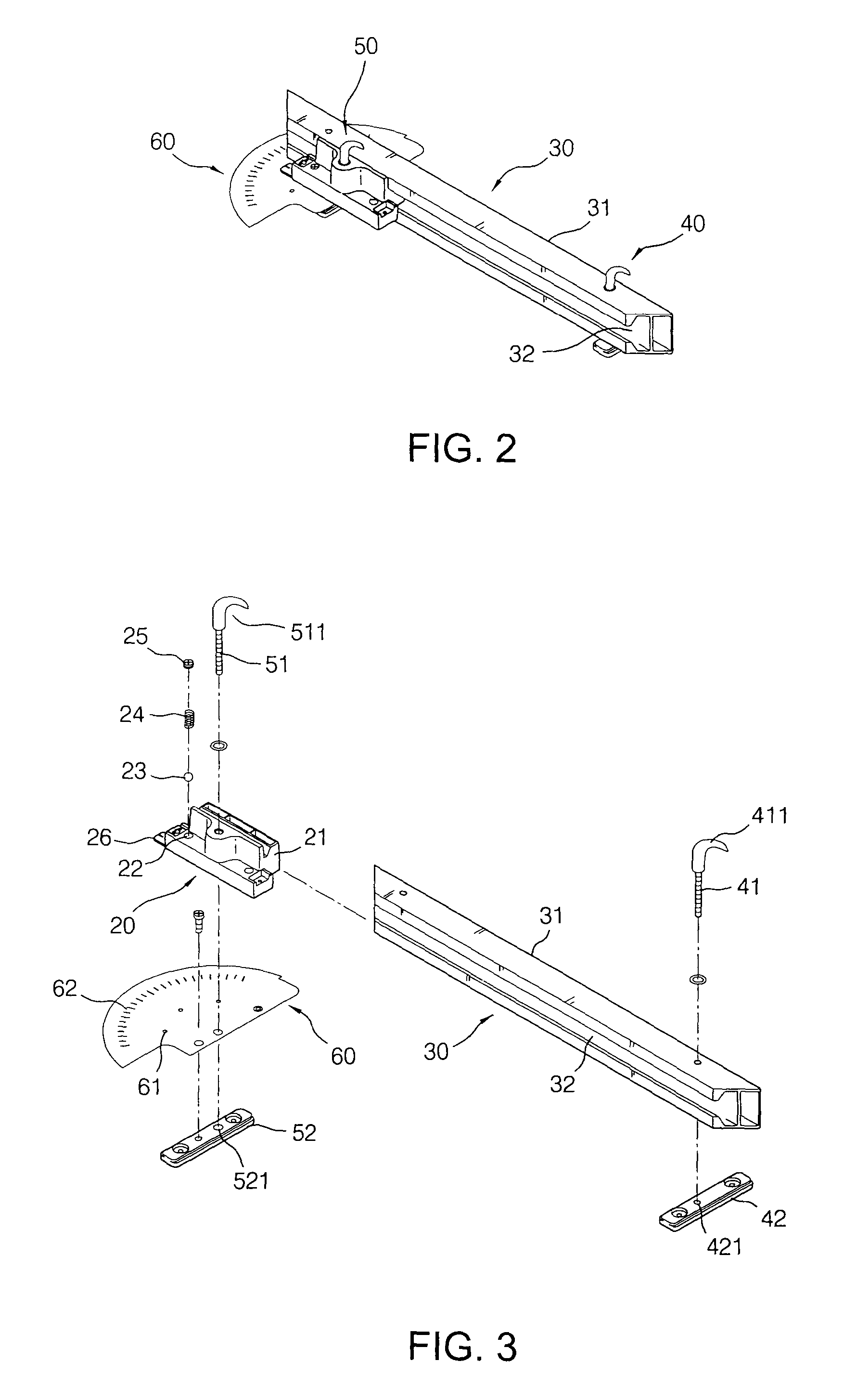 Feeding device for a table saw