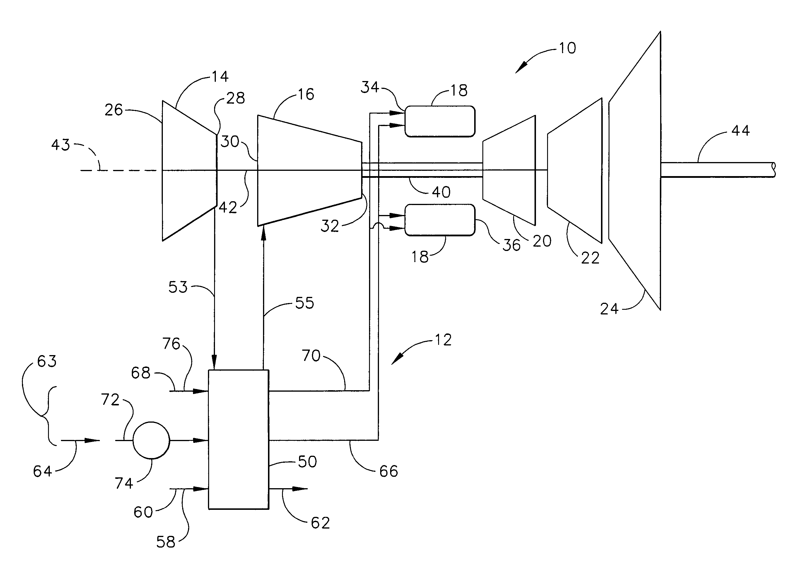 Method and apparatus for operating an intercooler for a gas turbine engine