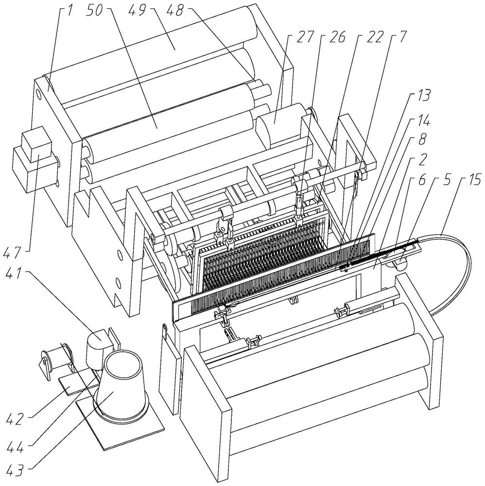 Weaving machine for wire mesh and weaving method