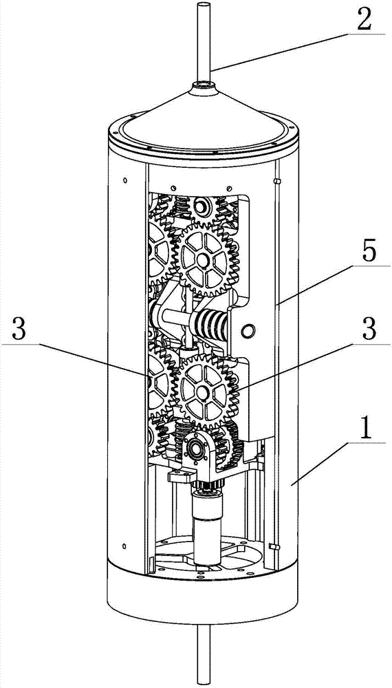 Large-load rope climbing mechanism based on special-shaped chain wheel transmission