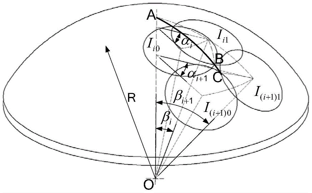 Large-aperture spherical optical element surface defect detection system and method