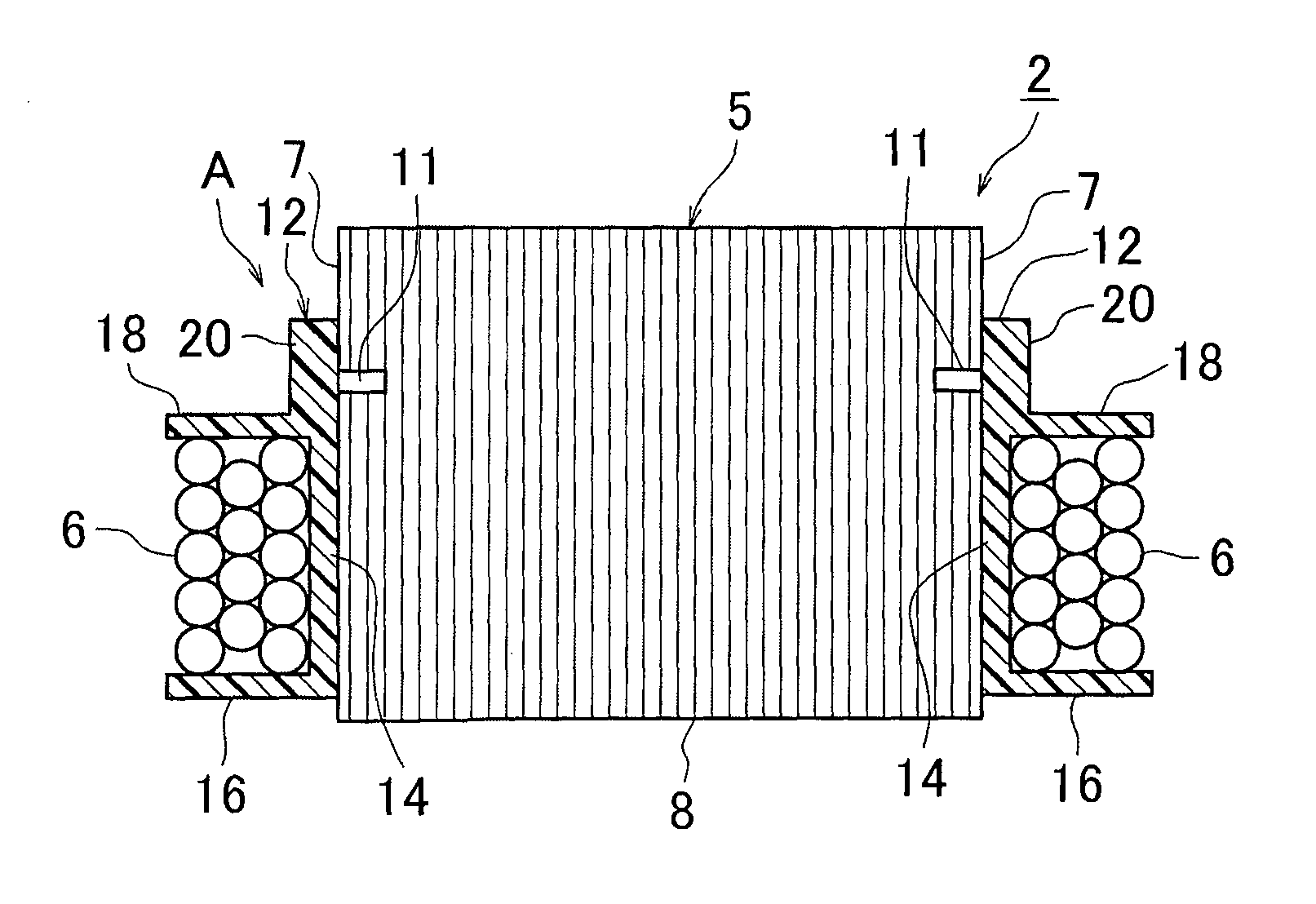 Fixing method and fixing structure for fixing a coil insulator, stator using the same and rotating electrical machine using the same