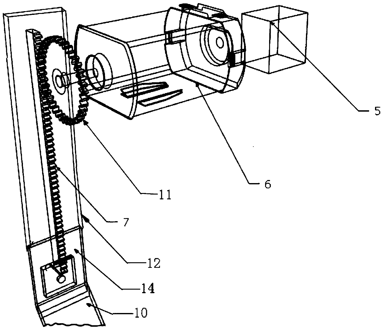 Full-automatic outdoor clothes drying rack