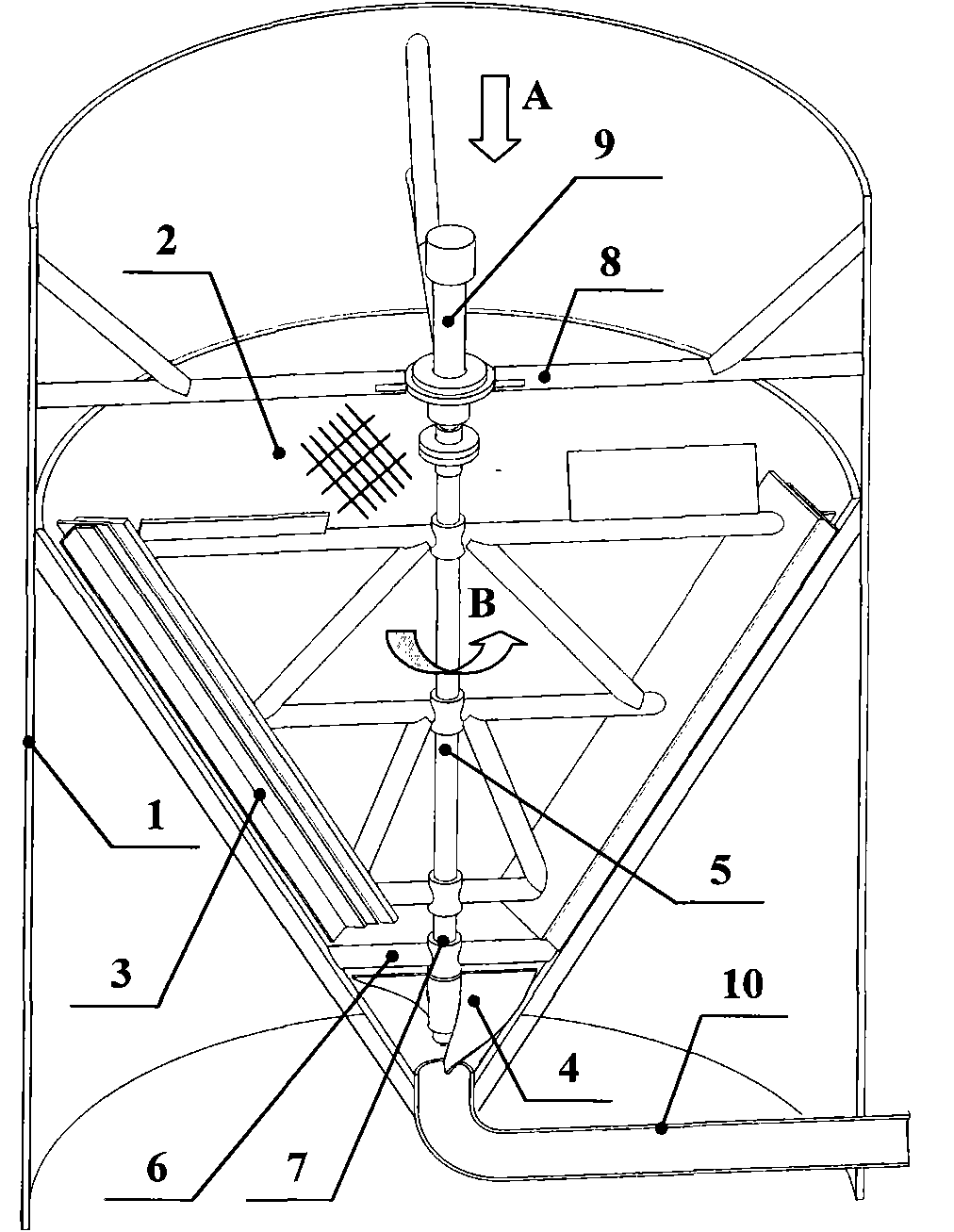 Self-rotating clean collecting device