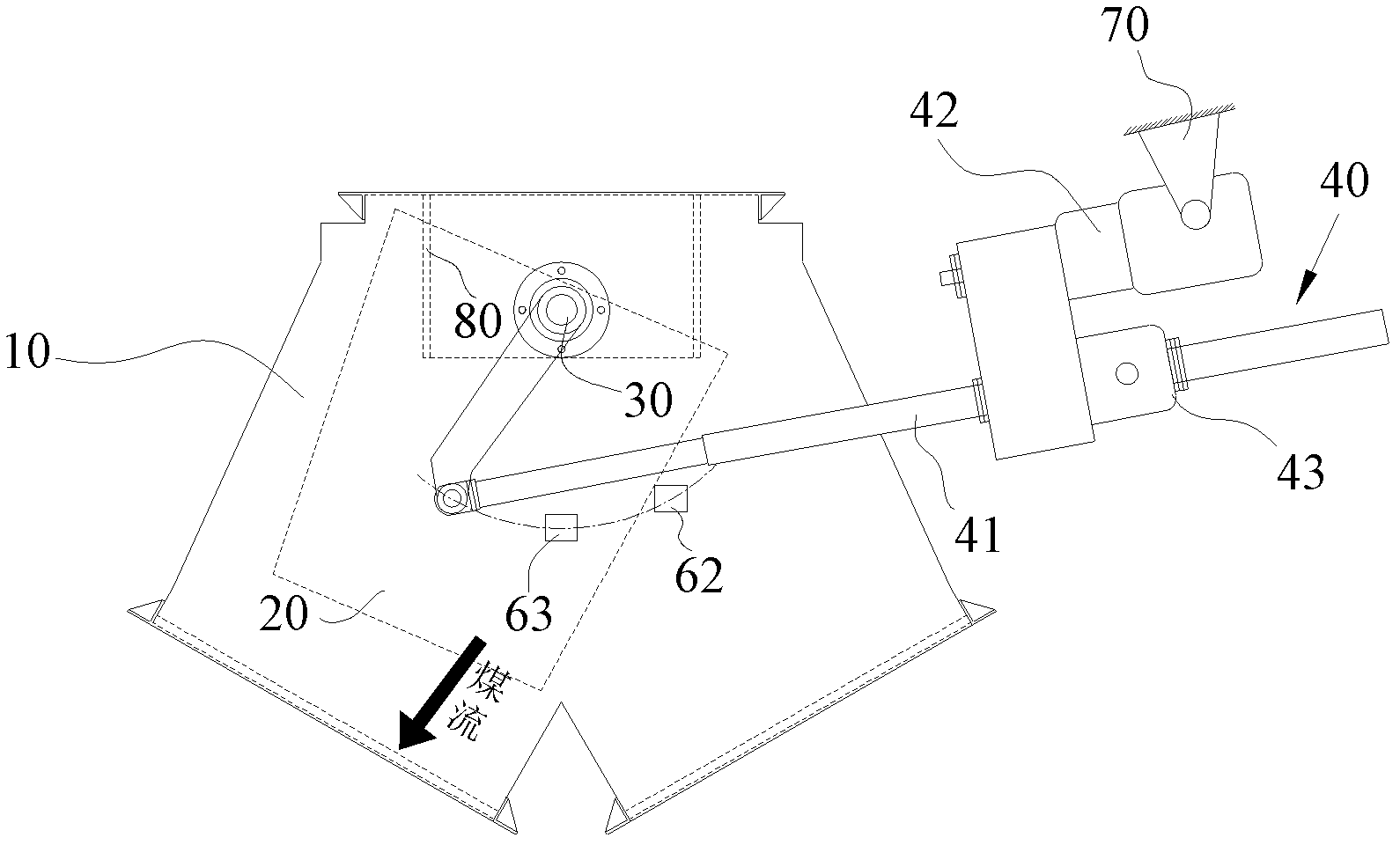 Material distribution device