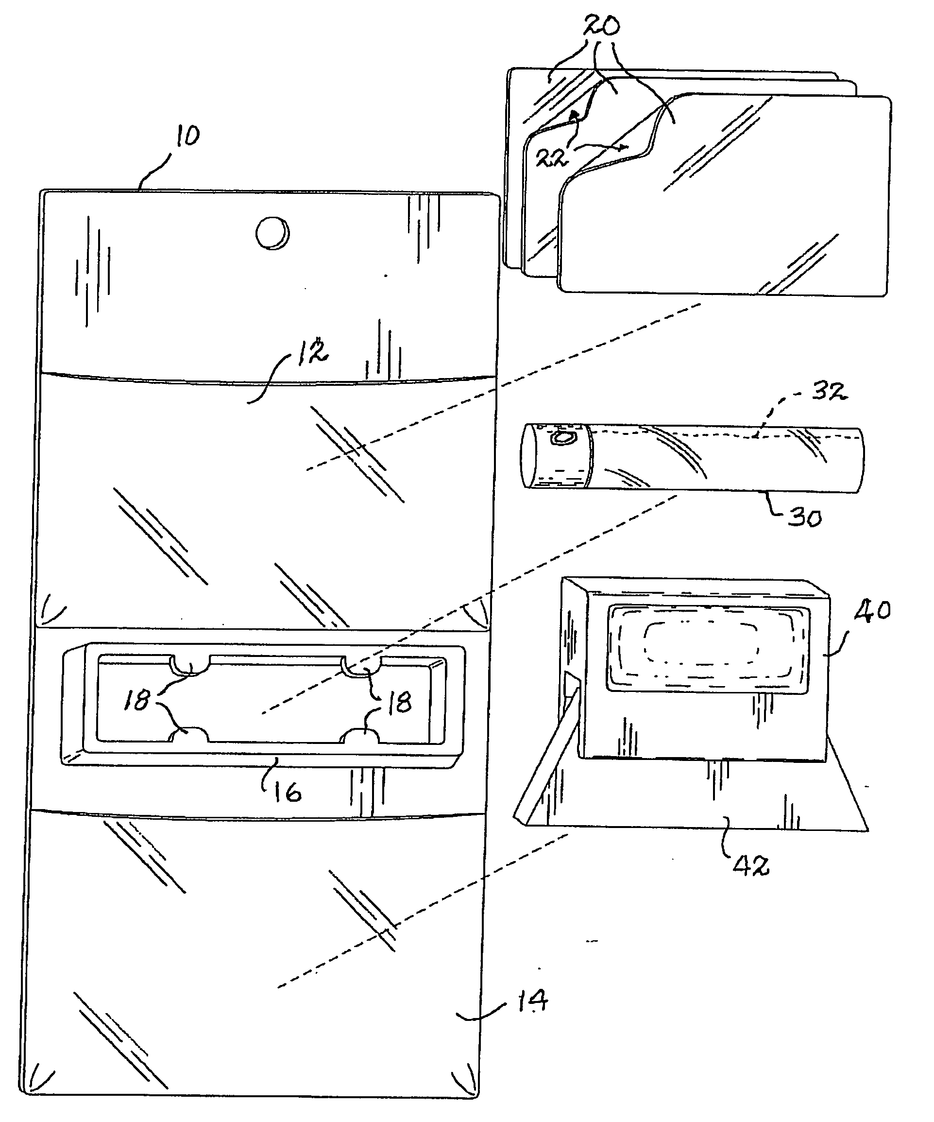 Protective film application kit and method
