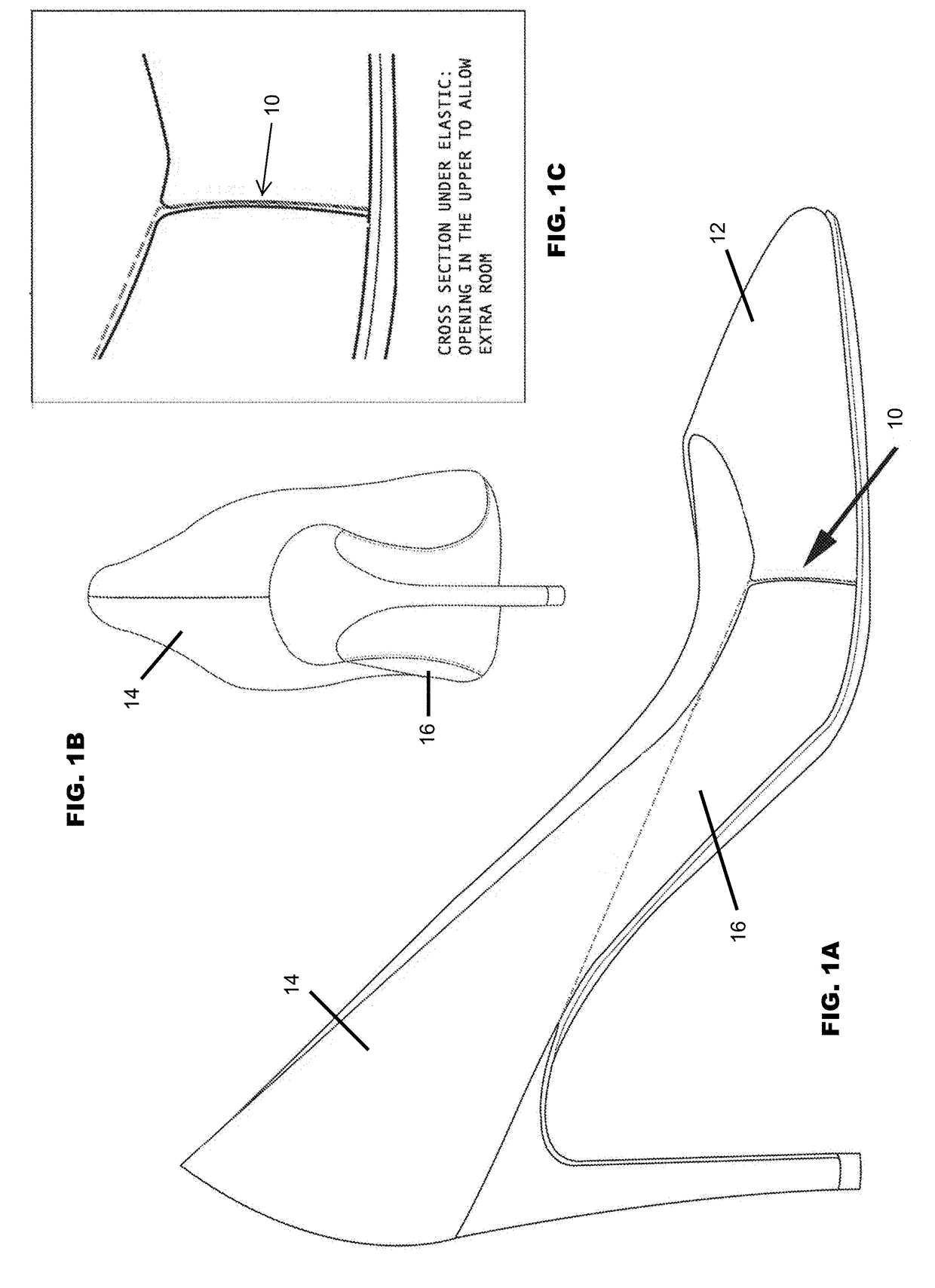 Shoe with flexible upper