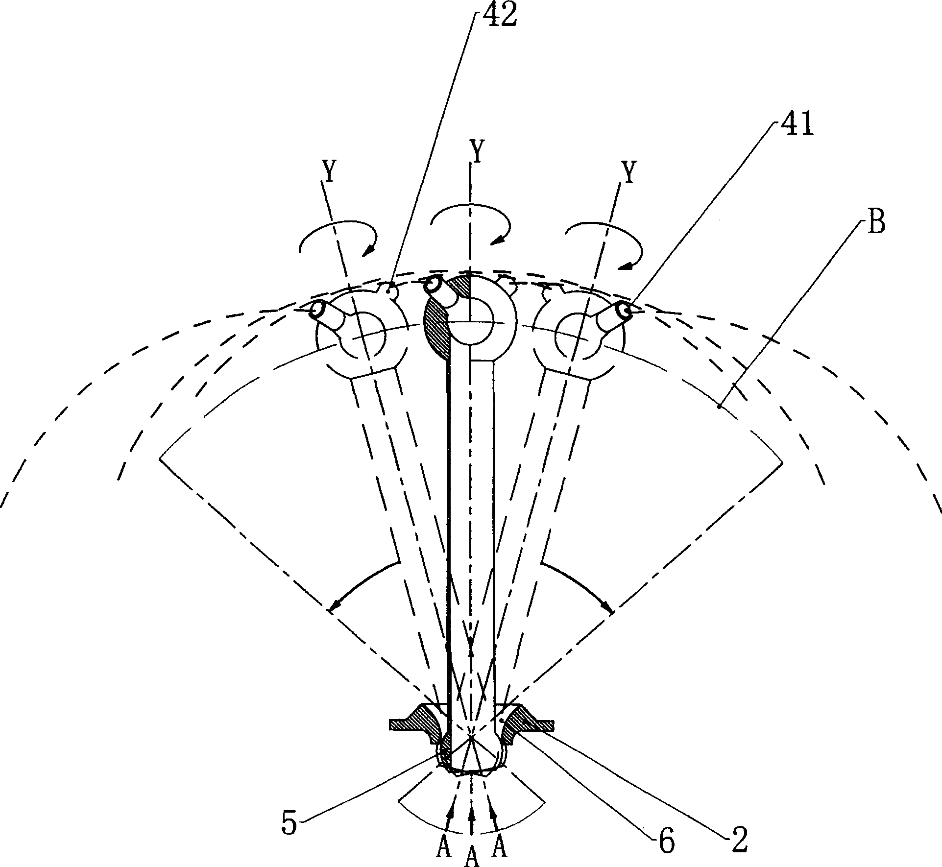 Rainfall type 3D intelligent sprayer