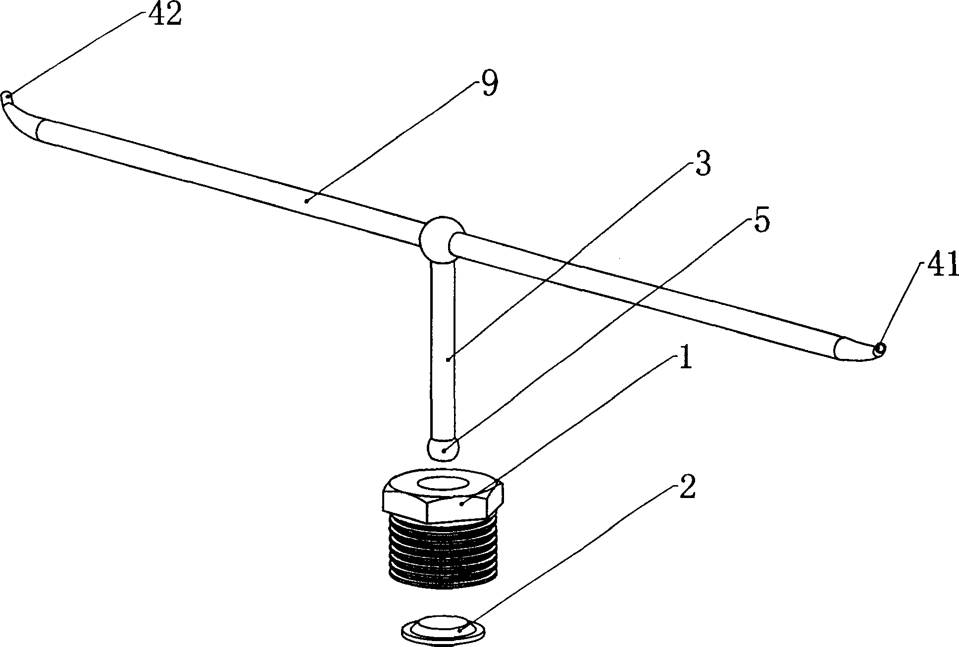 Rainfall type 3D intelligent sprayer