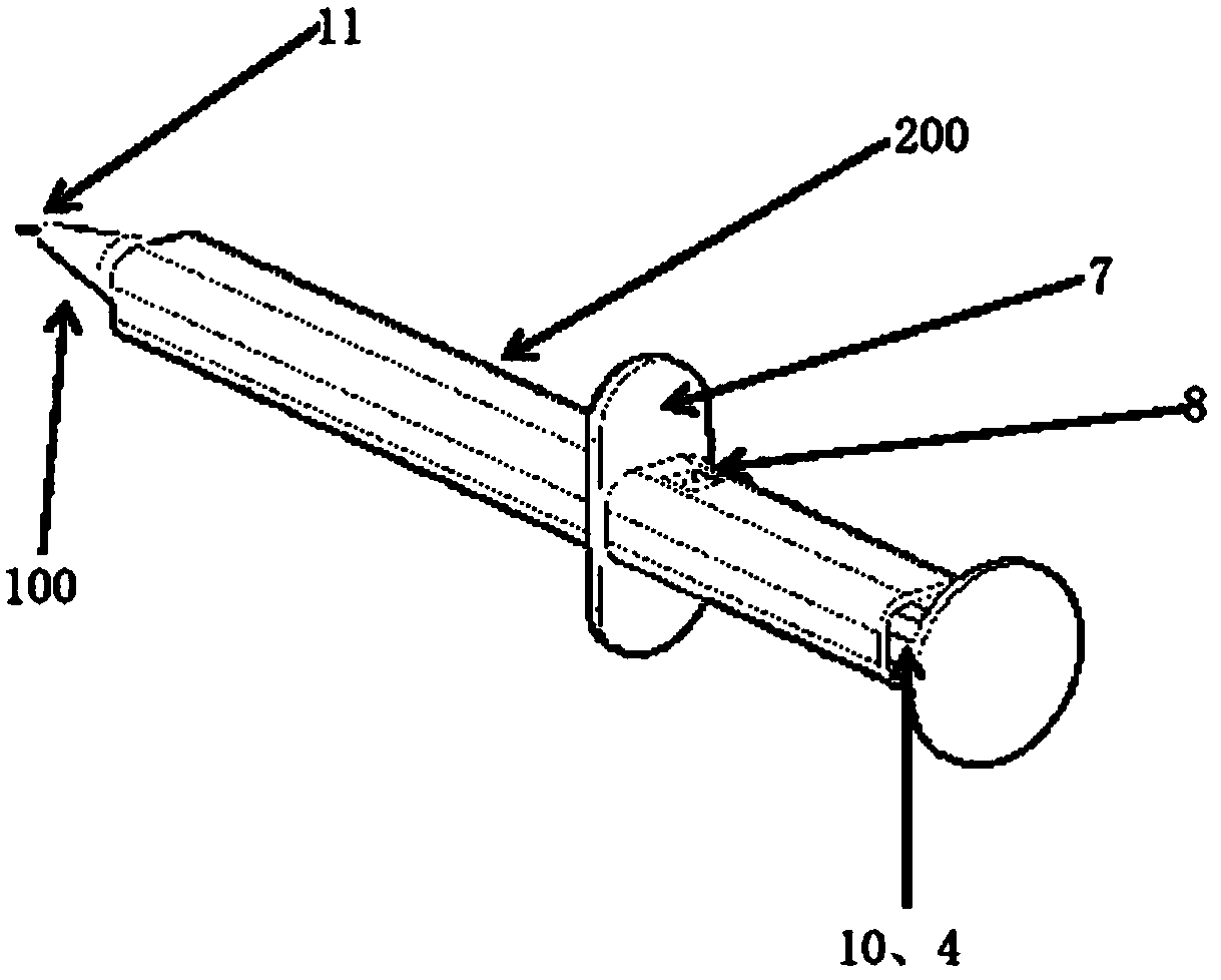 Lacrimal ductule embolization pusher