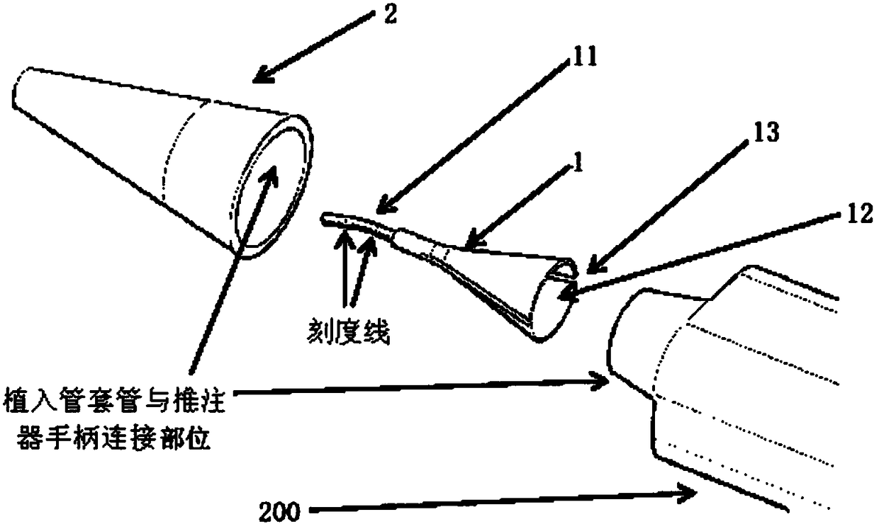 Lacrimal ductule embolization pusher