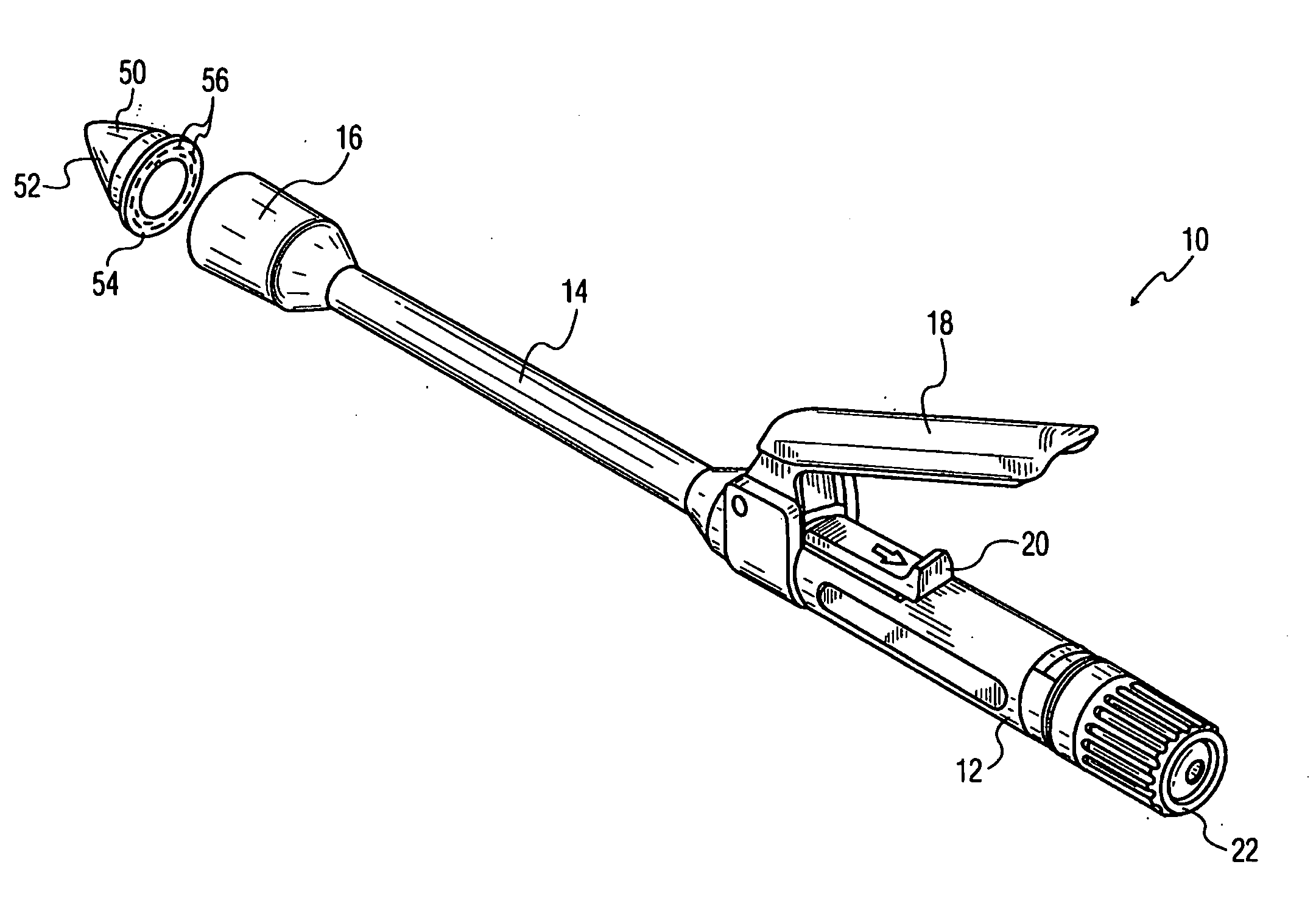Surgical stapler with magnetically secured components