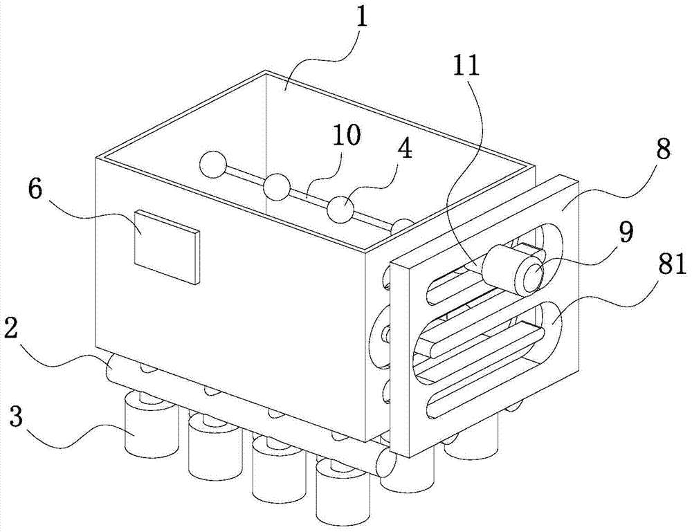 Temperature measuring ball thermistor control system based on guiding monitoring