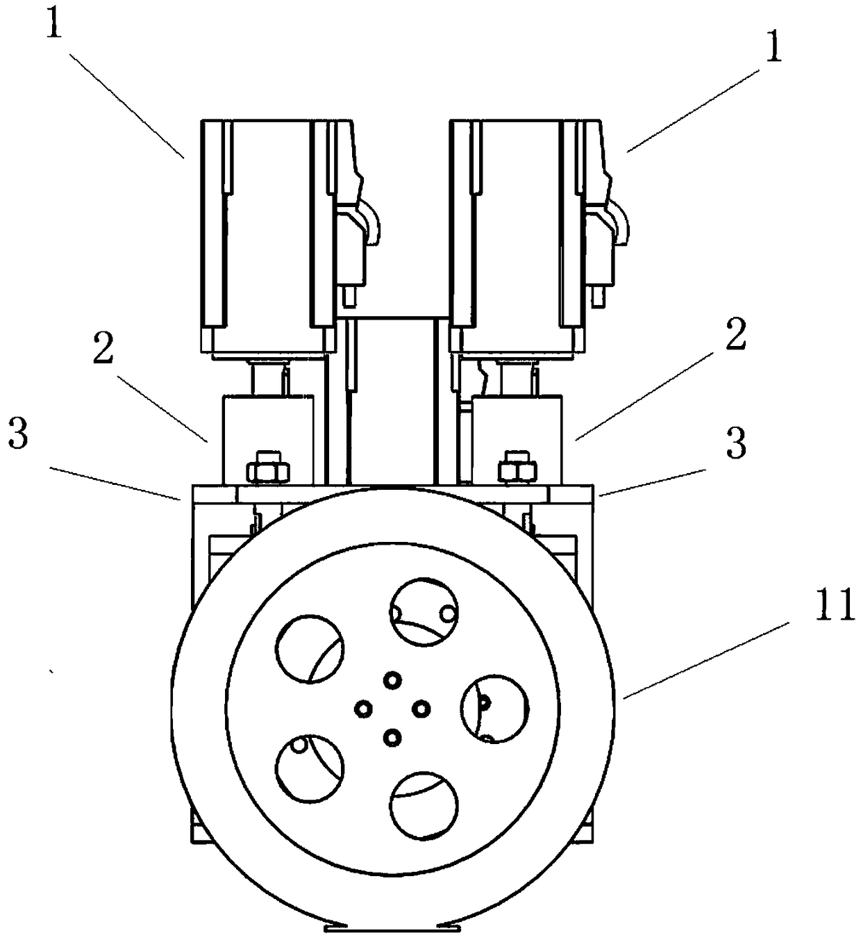 Anti-skid system and adjustment method of AGV trolley