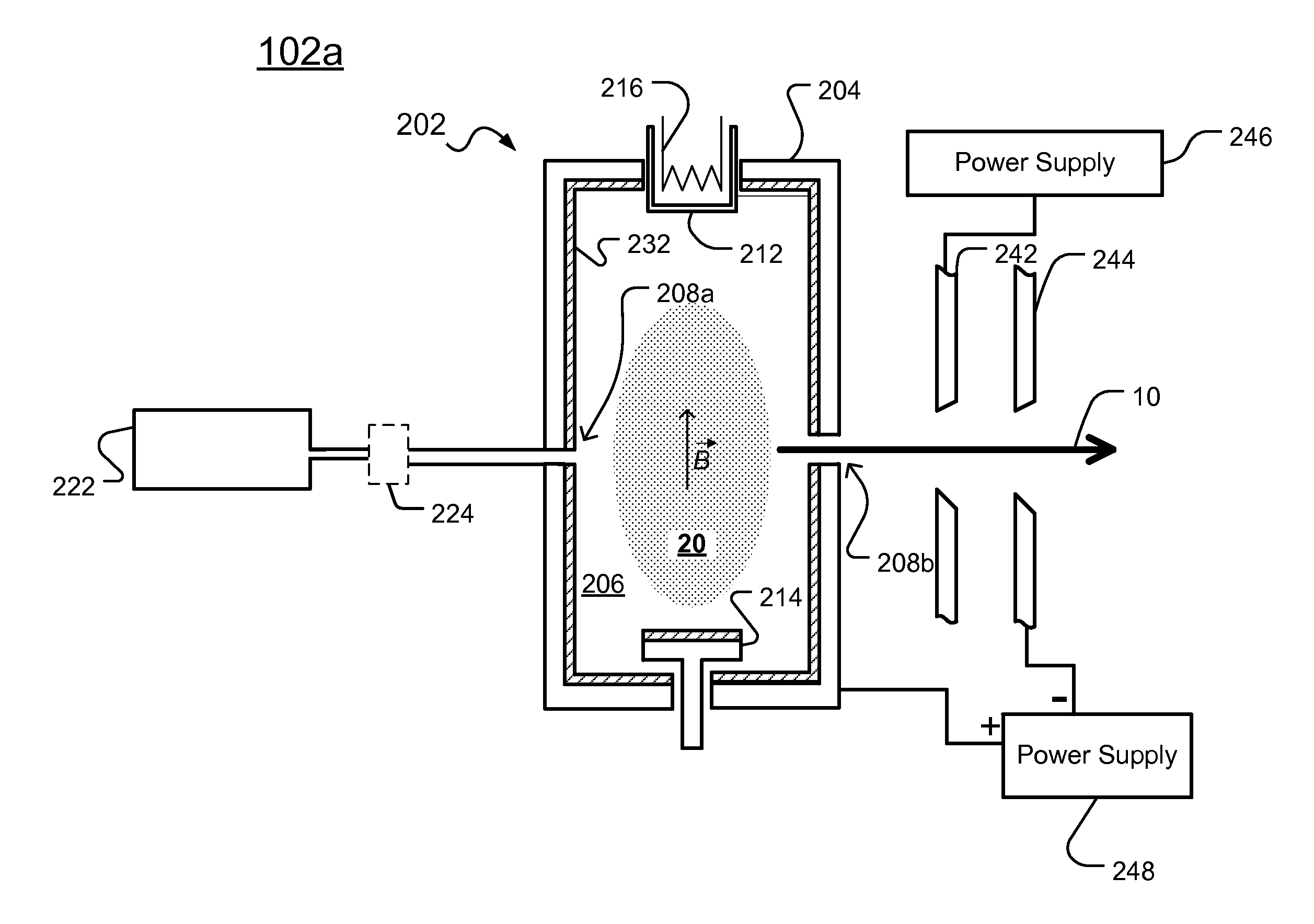 Technique for ion implanting a target