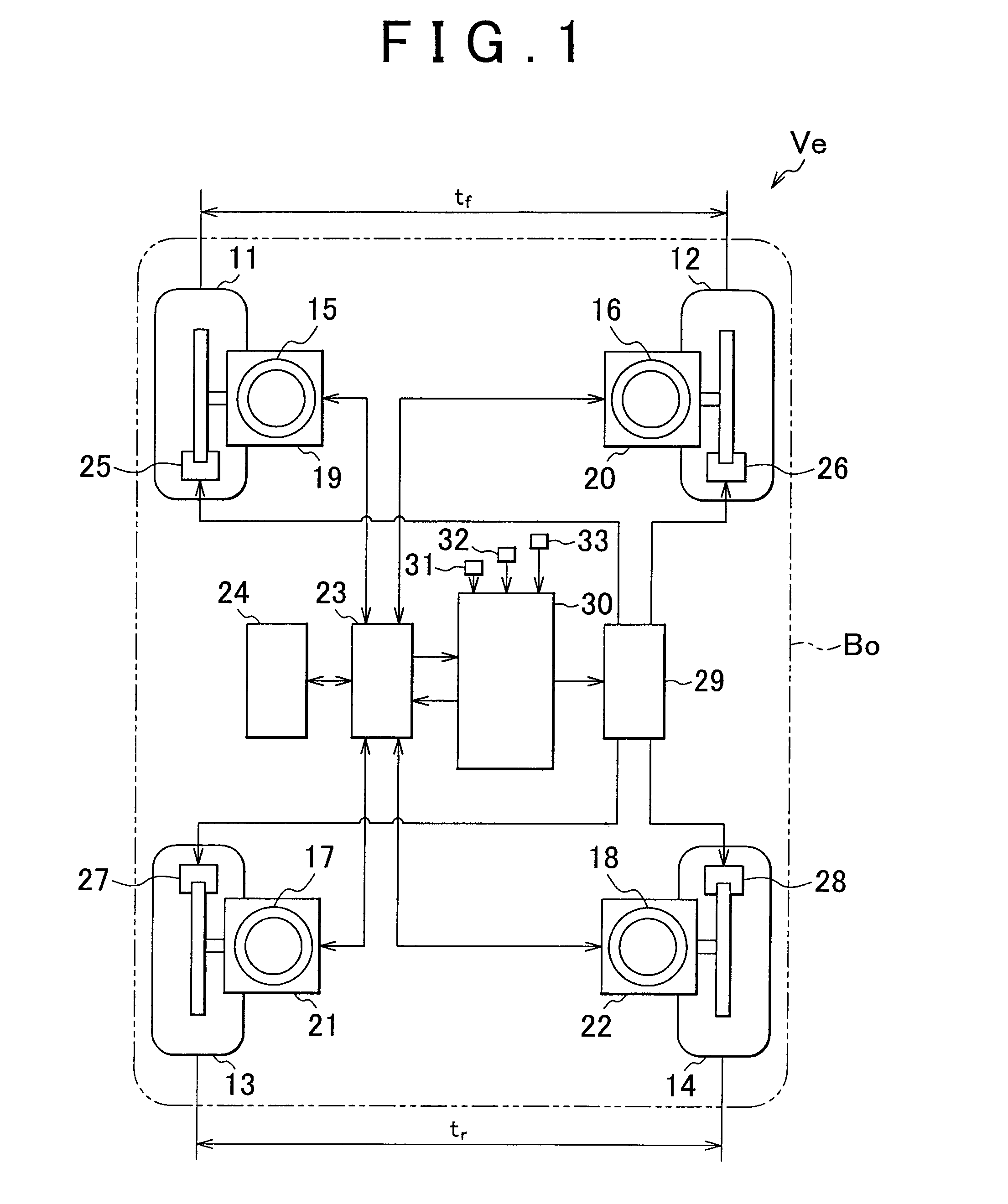 Vehicle braking/driving force control system and vehicle braking/driving force control method