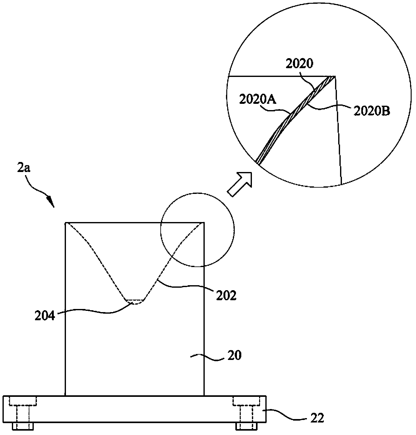 Manufacturing method for light guide column