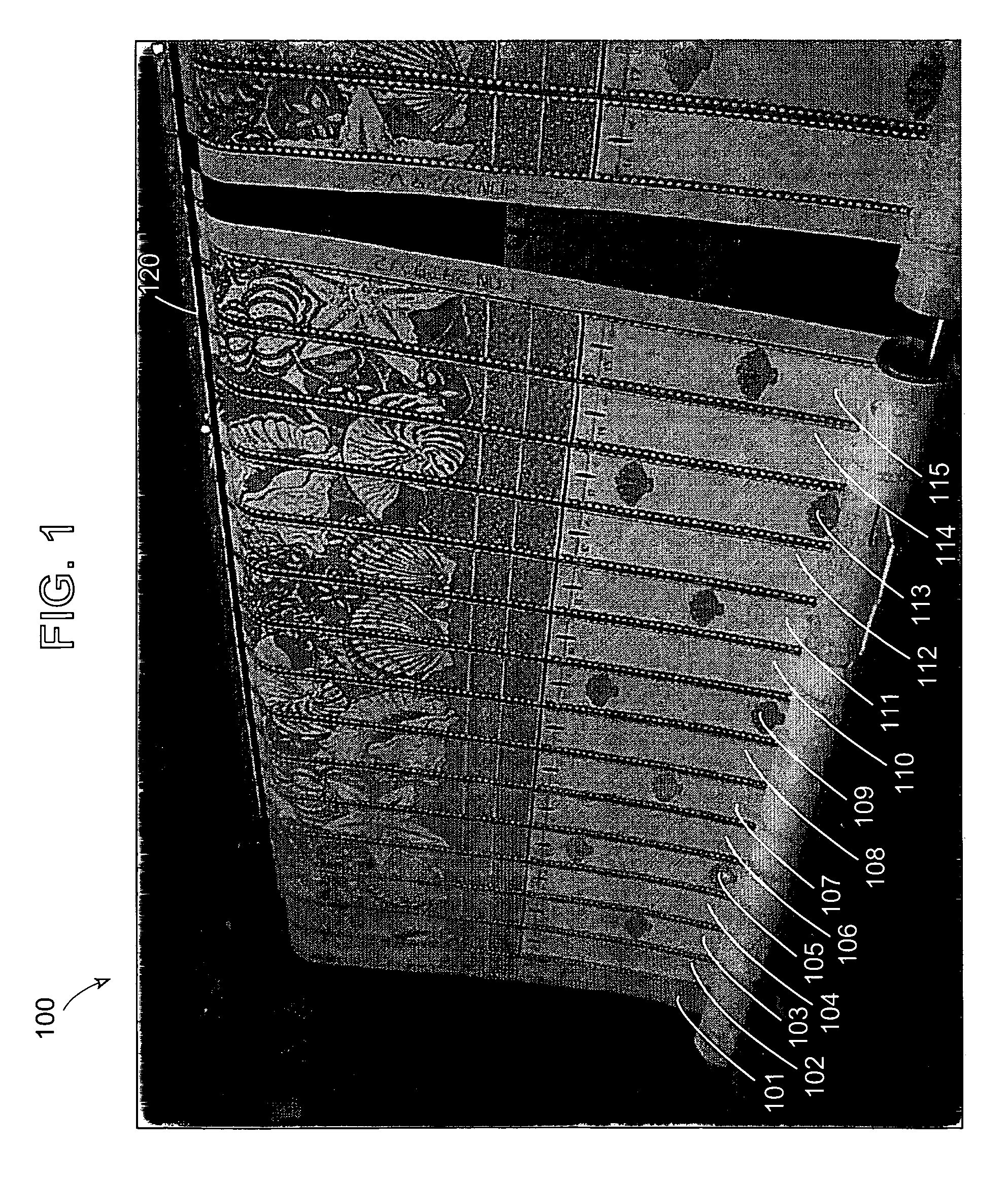 Frayless frangible connection for fabric and vertical blind system incorporating the same