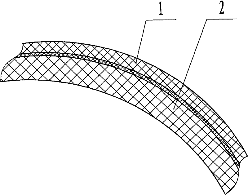 Automobile glass steel plastic instrument platform and manufacturing technology thereof