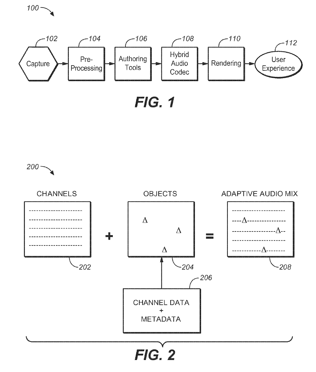 System and method for adaptive audio signal generation, coding and rendering