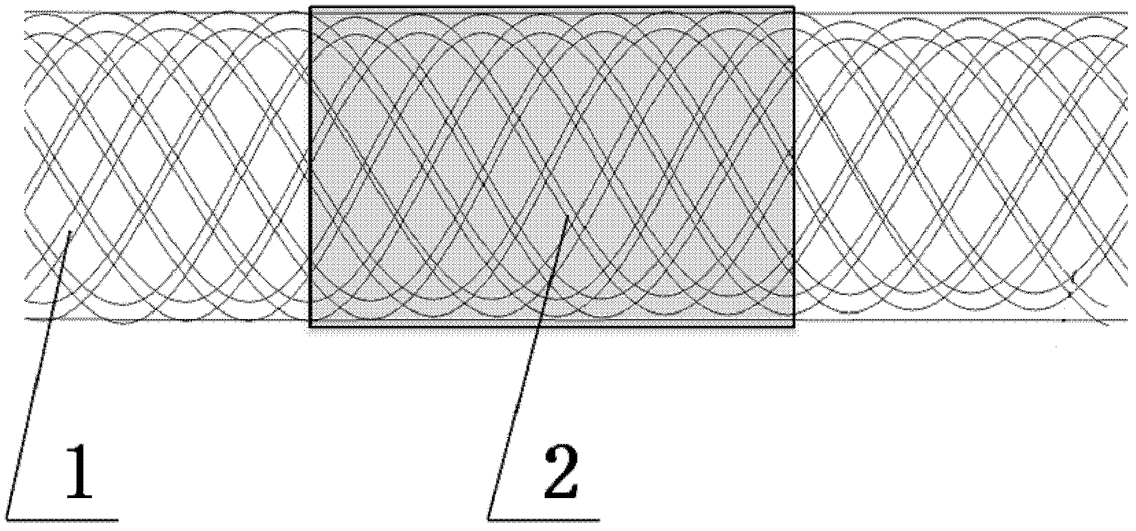 Medicinal coating stent