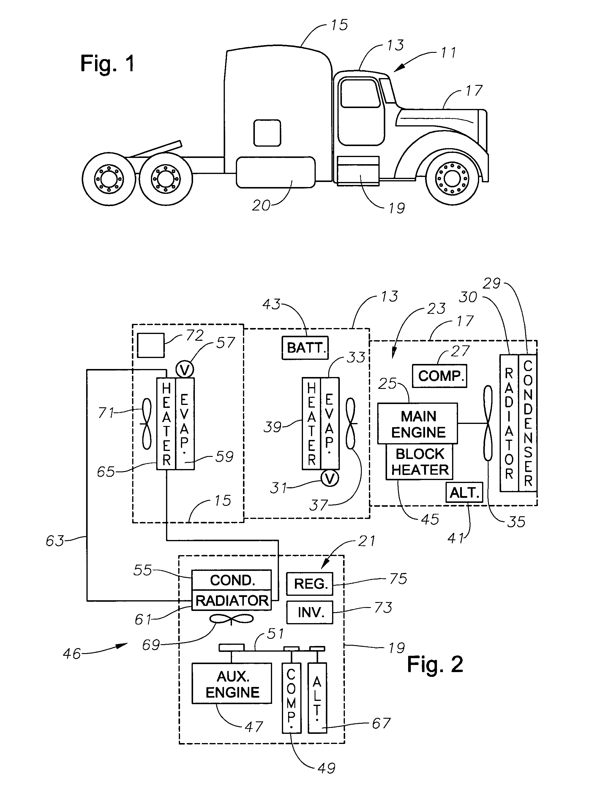 Vehicle auxiliary power unit, assembly, and related methods