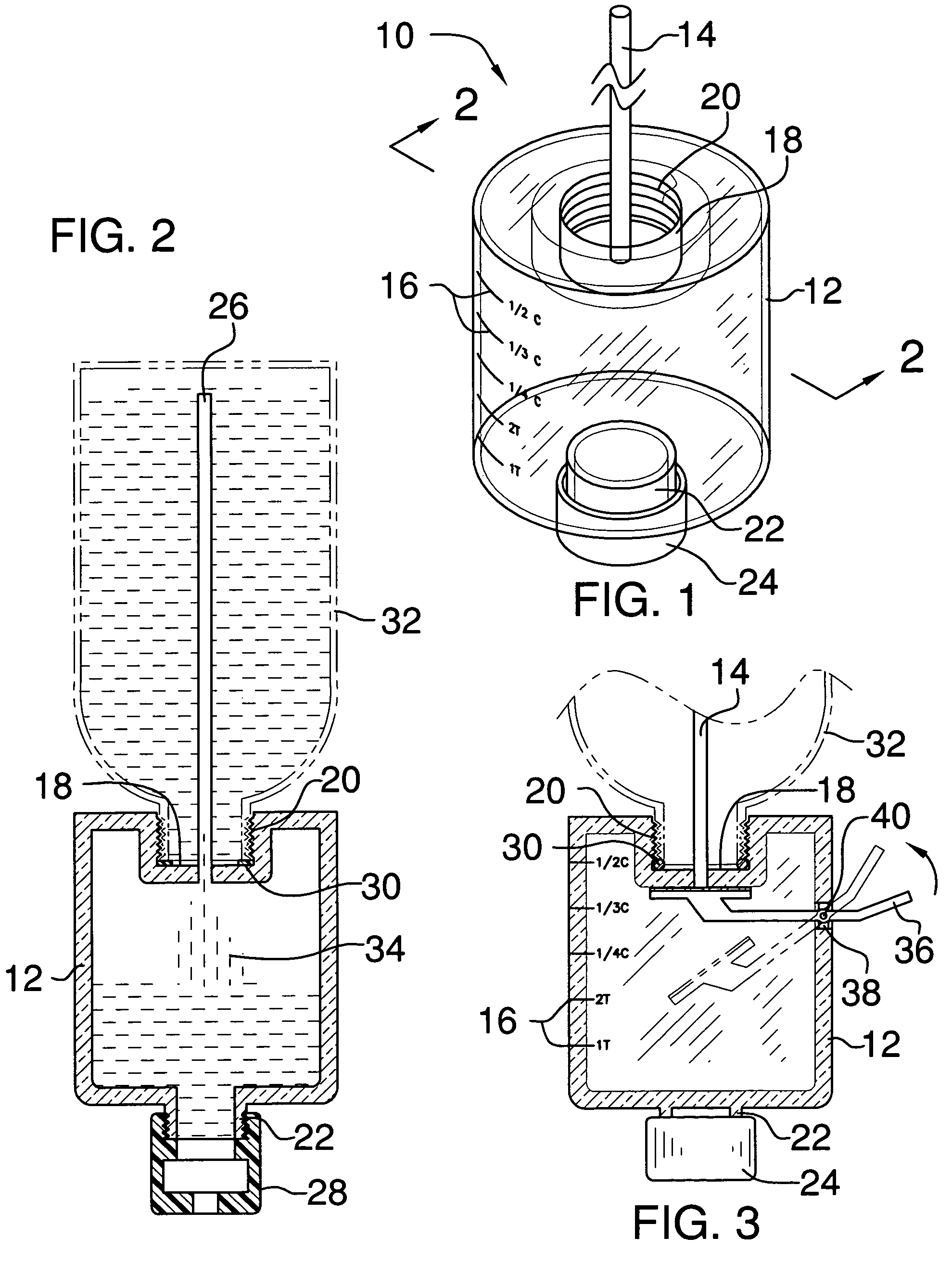 Liquid measuring and dispensing device